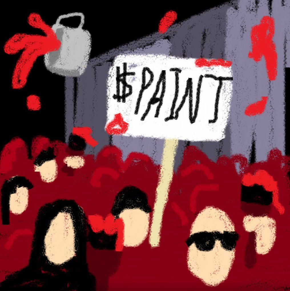 paint the town red